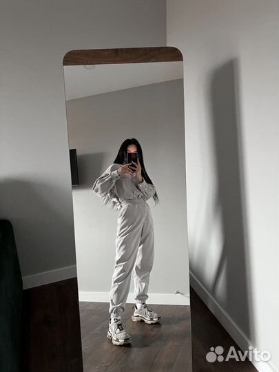 Спортивный костюм женский вельвет объемный