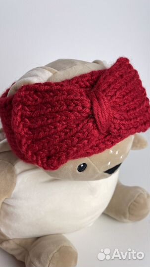 Повязка бандана с бантом 2-4 года