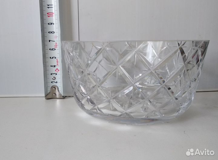 Конфетница/салатница хрусталь