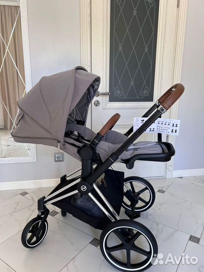 Коляска 2 в 1 Cybex Priam soho grey chrome