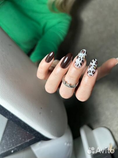 Маникюр наращивание советский