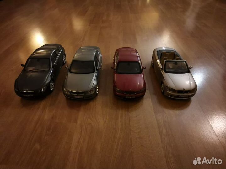 1:18 BMW 1 3 5 6 7 Х1, Х3, Х6 kyosho minichamps