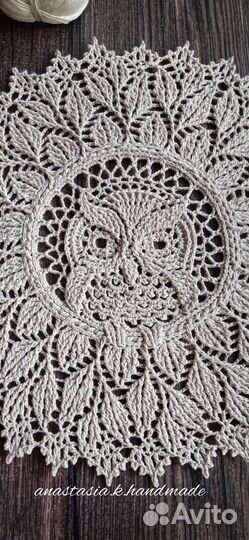 Салфетки для интерьера ручной работы