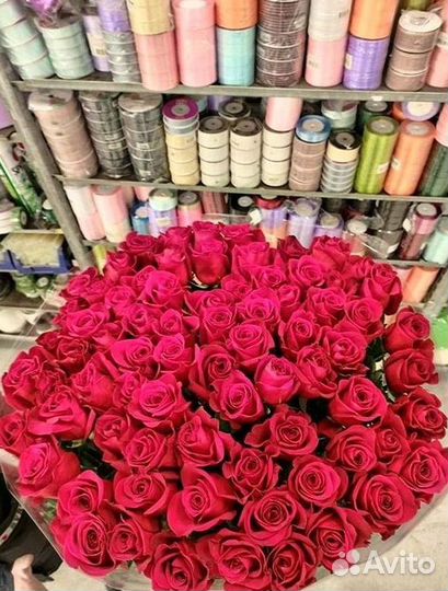 Длинные высокие розы 110 150 160 180 200 см