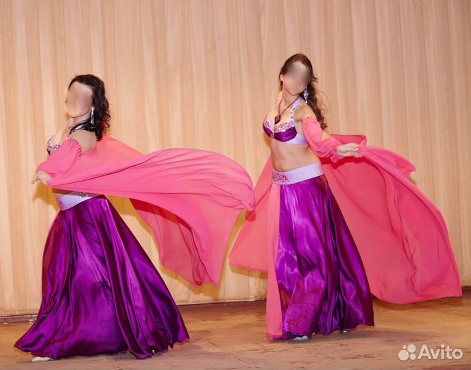 Фиолетовый восточный костюм