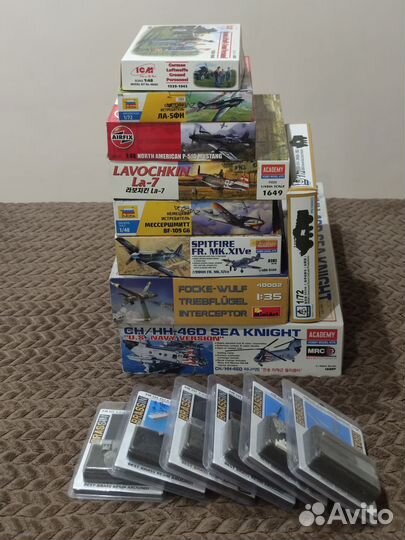 Сборные модели в основном авиация