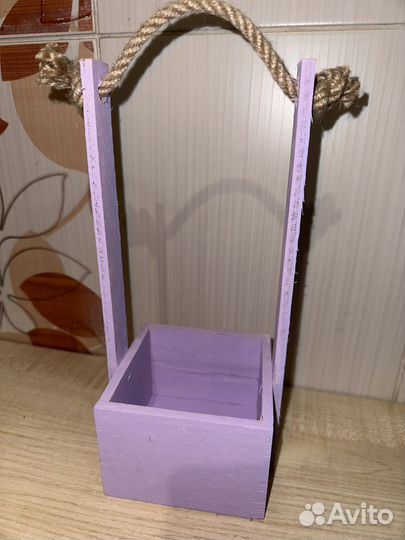 Корзинка деревянная