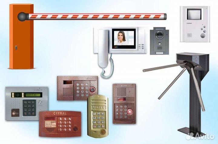 Установка шлагбаумов, ворот, домофона, видео