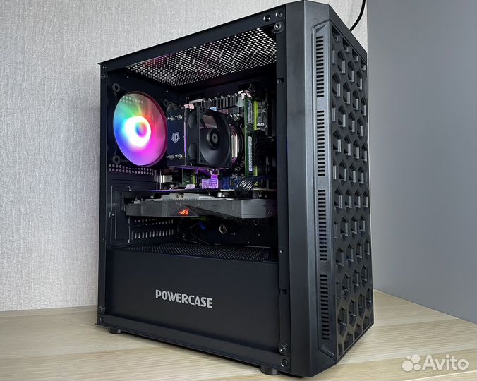 Игровой пк Intel Rx 570 Asus ROG 8гб озу:16гб