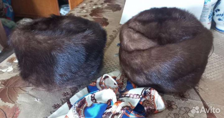 Норковая шапка женская