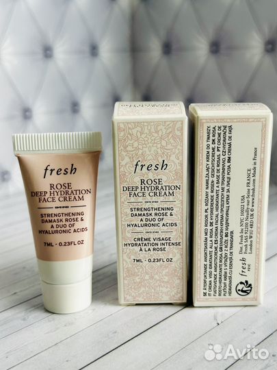 Крем Fresh Rose Deep Hydration Face Cream