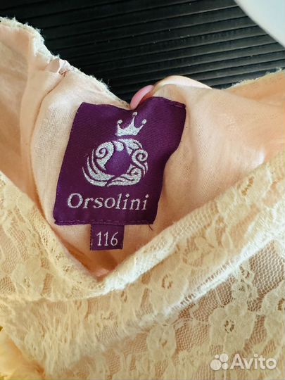 Платье для девочки orsolini 116