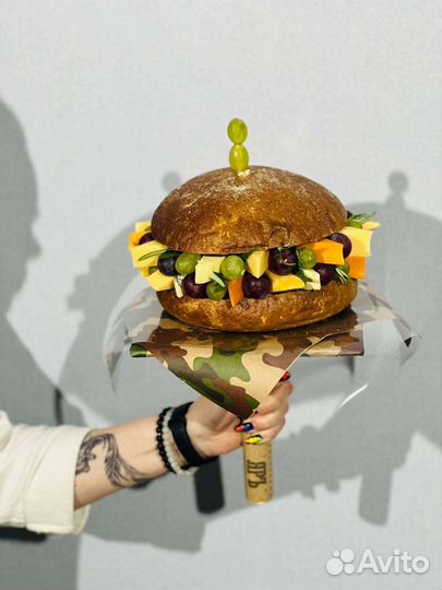 Сырный бургер букет