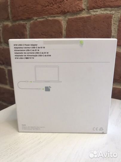 Зарядка Apple 61W USB-C Power Adapter новая