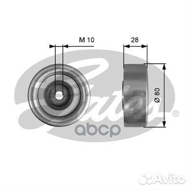Ролик ремня приводного mitsubishi L200 2.5D T36