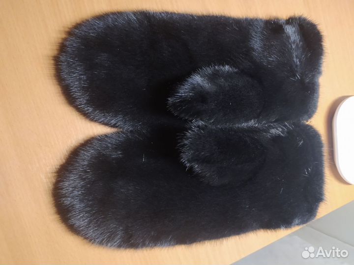 Варежки из норки