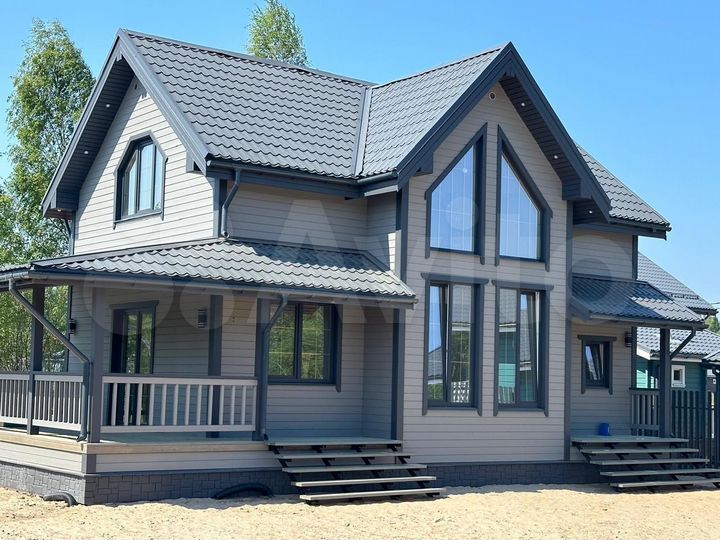 Дом 148 м² на участке 8 сот.