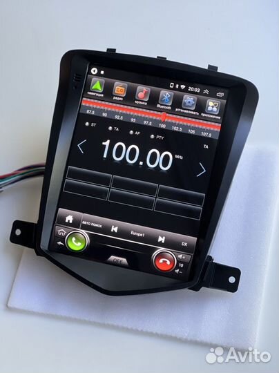 Магнитола Chevrolet Cruze 2009-2014 tesla Android