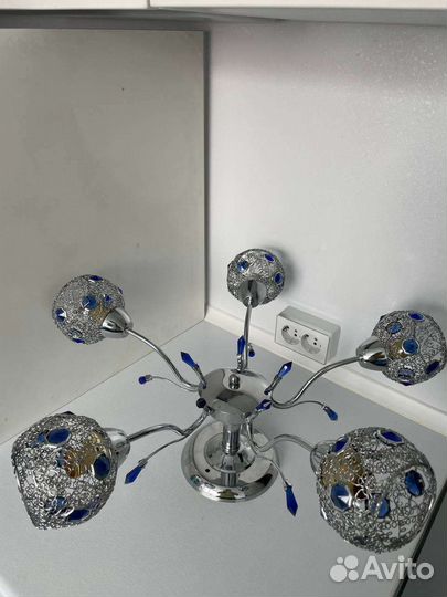 Люстра потолочная бу