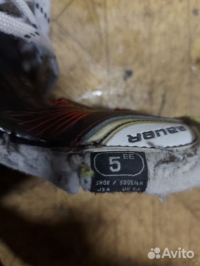 Хоккейные коньки bauer apx2 размер 5ее