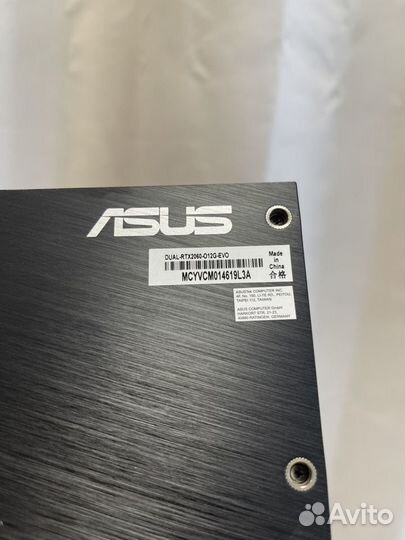 Asus Dual Evo RTX 2060 12Gb Топ версия