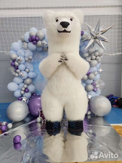 Белый мишка поздравление