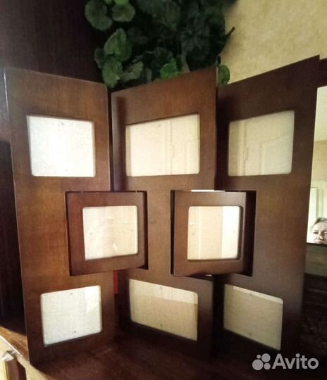 Фоторамка со стёклами на 8 фото