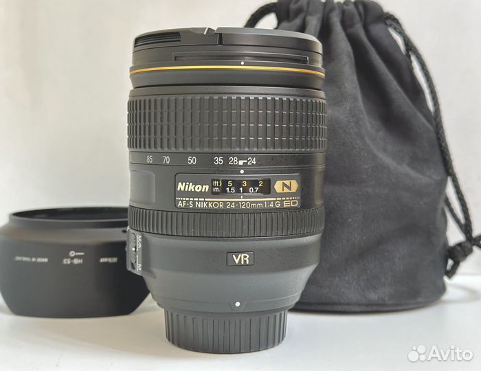 Nikon 24 120mm f4 G ED VR AF-S nikkor как новый