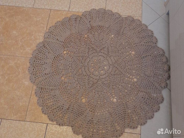 Коврик вязаный (D90см, 80см,60см)