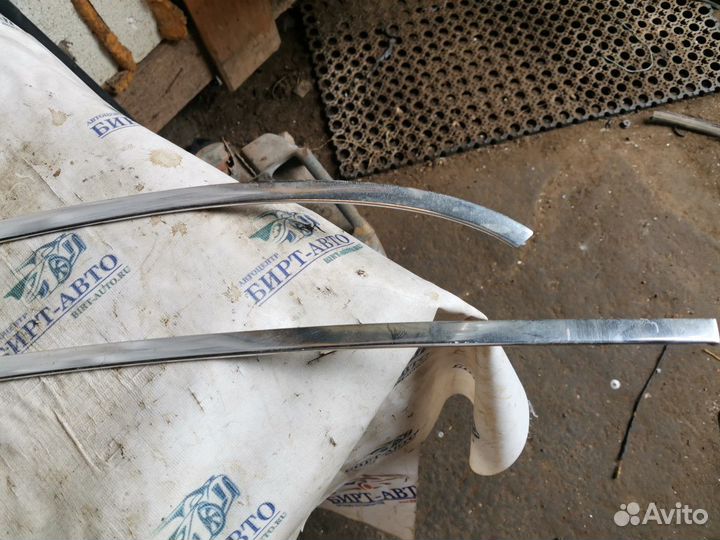 Хромированные молдинги передних дверей Audi Q7