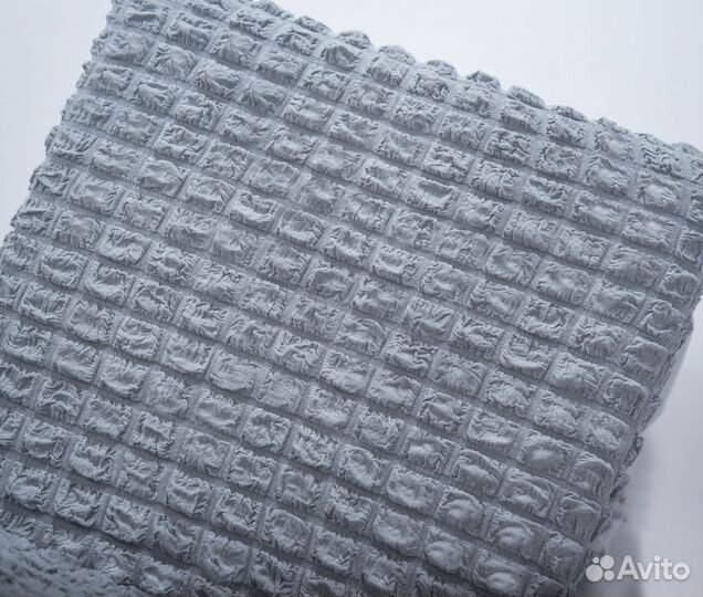 Набор чехлов на стул со спинкой 6 шт, цвет Серый