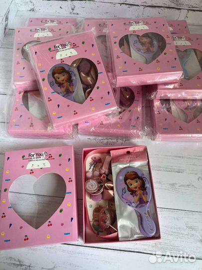 Набор заколок и резинок для волос 21 предмет