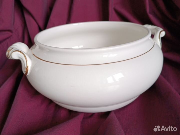 Супница зик Конаковский фарфоровый завод СССР