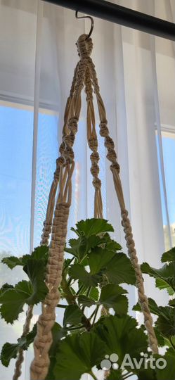 Подвесы для цветов макраме