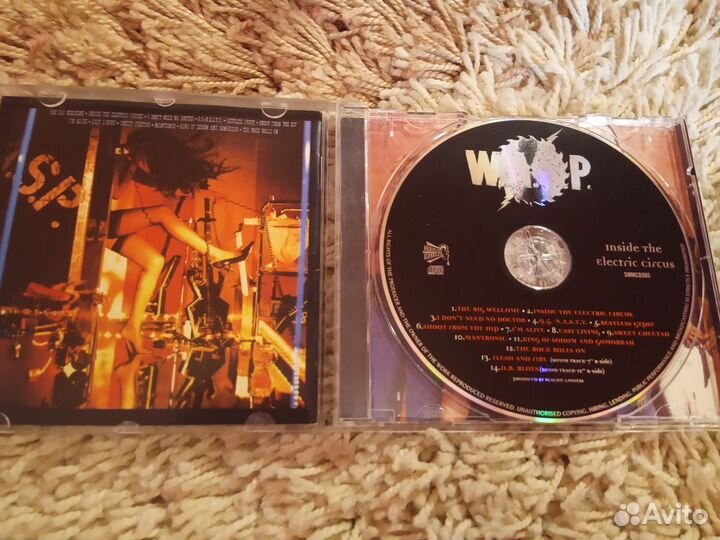 W.A.S.P. – Inside The Electric Circus 1997 CD