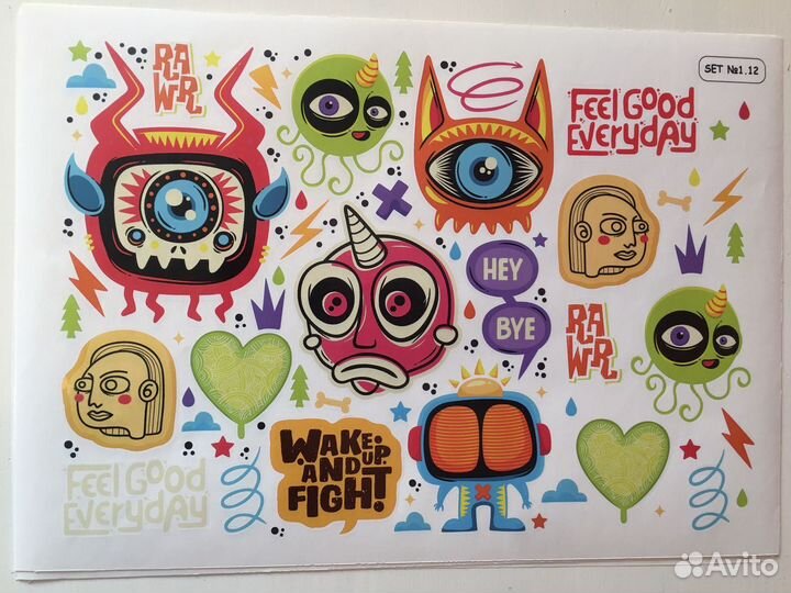 Стикеры для Ноутбуков, Планшетов, Телефонов А4