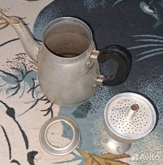 Портативный походный кофейник.Алюм.Разборный.Бонус