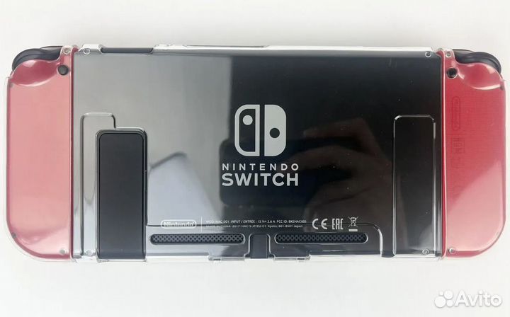 Чехол/Бампер для Nintendo Switch прозрачый