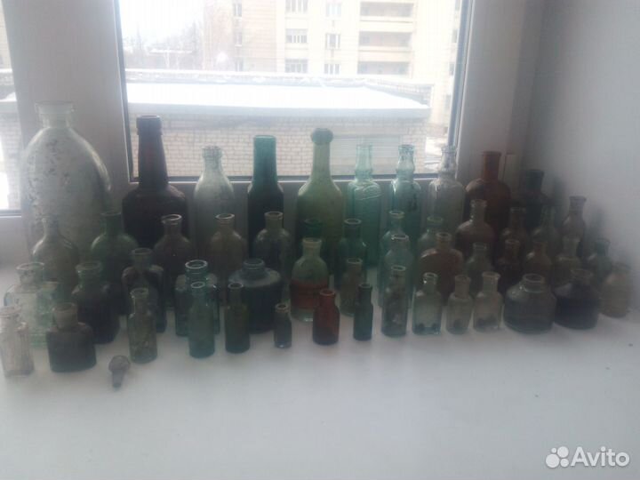 Старинные бутылочки