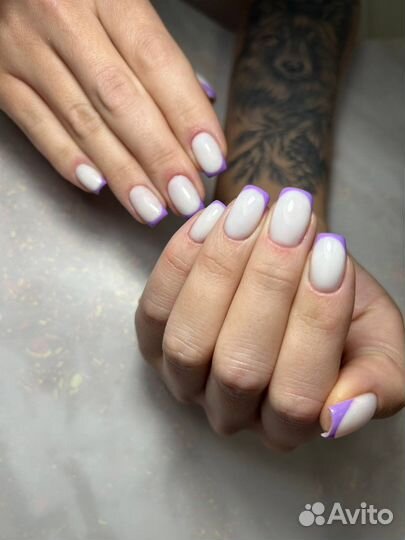 Маникюр с покрытием гель лак