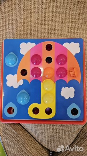 Мозайка с 1 года крупная по методике М. Монтессори