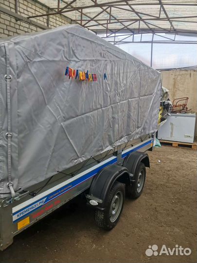Прицеп двухосный новый