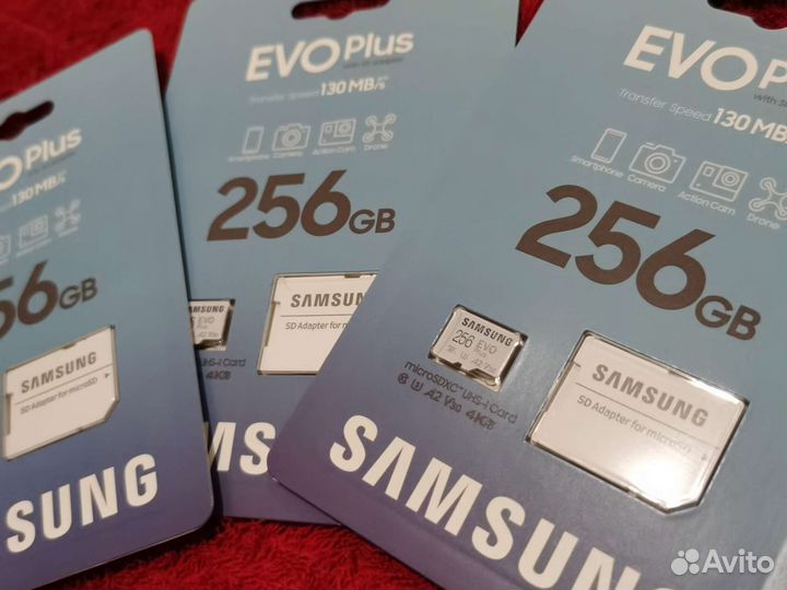 Карта памяти MicroSD 256gb сд карта Samsung