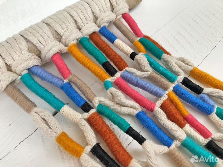 Макраме панно на стену подвеска гобелен