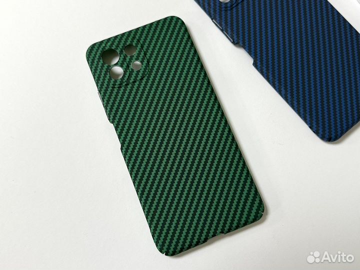 Чехол на Xiaomi Mi 11 Lite под Карбон
