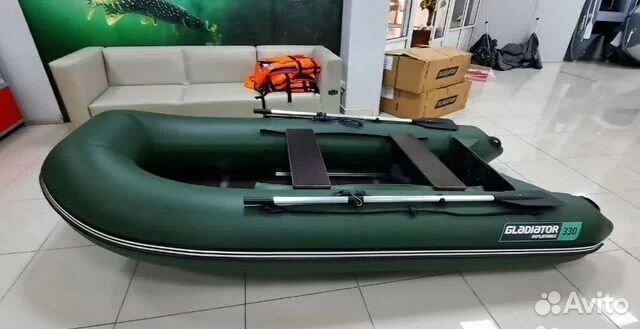 Лодка пвх Gladiator B330 зеленый