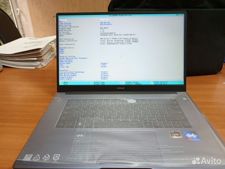 Ноутбук honor MagicBook 15 2023 новый