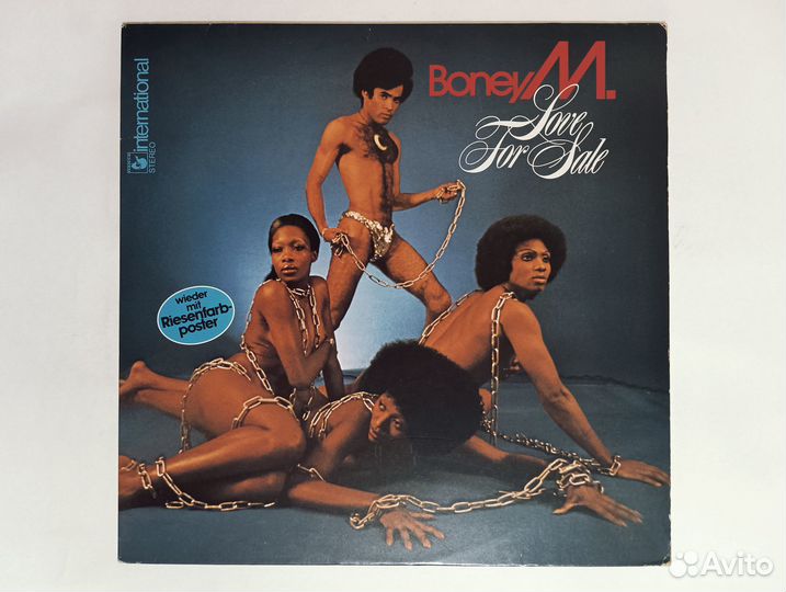 LP Boney M - Love For Sale Germany 1977г +плакат