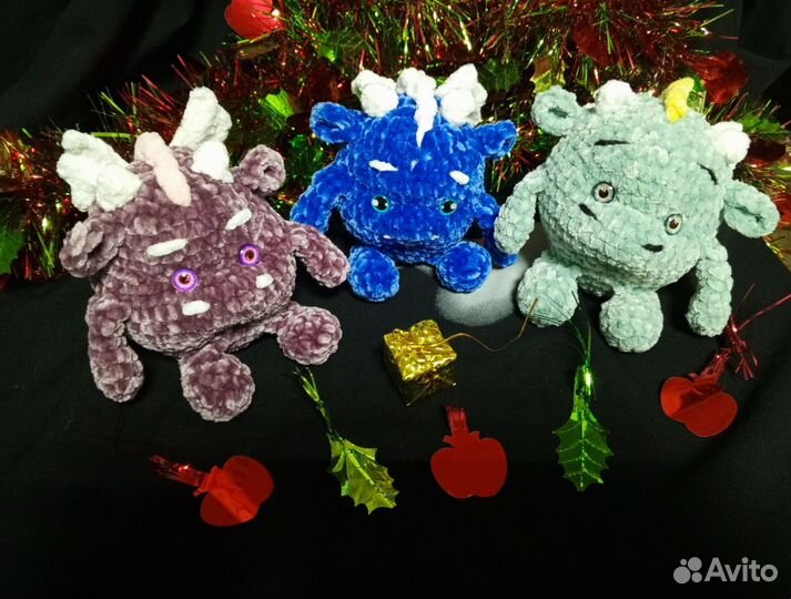 Вязаные игрушки ручной работы