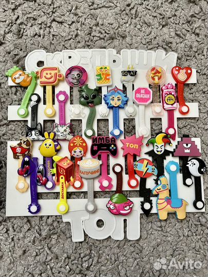 Скрепыши топ 5 полная коллекция в подставке